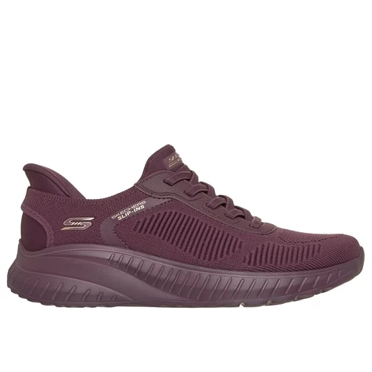 Obrázek produktu Skechers Ženy Slip-ins: BOBS Sport Squad Chaos Shoes v Vínová, Vegan, Pratelné v pračce