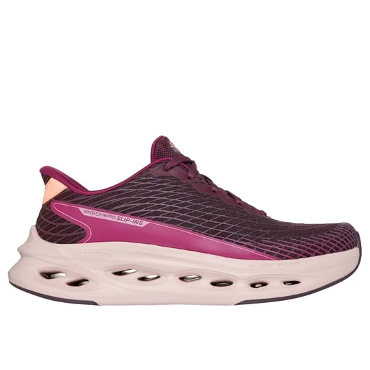 Obrázek produktu Skechers Ženy Slip-ins: Max Cushioning Glide-Step - Sapphire Shoes v Burgundské, Pratelné v pračce