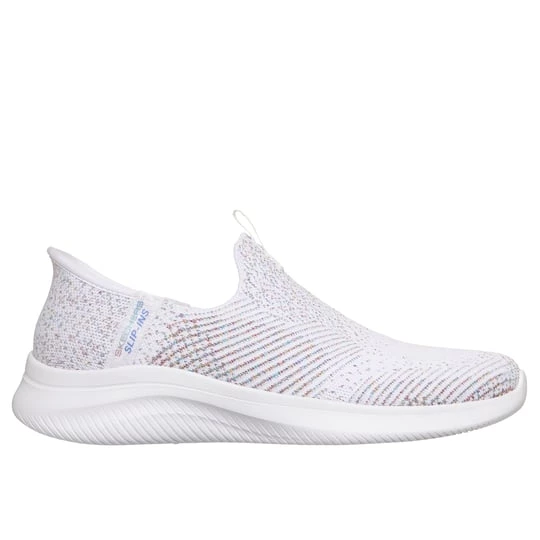 Obrázek produktu Skechers Ženy Slip-ins: Ultra Flex 4.0 - Midnight Sparkle Shoes v Bílá, Vegan, Pratelné v pračce