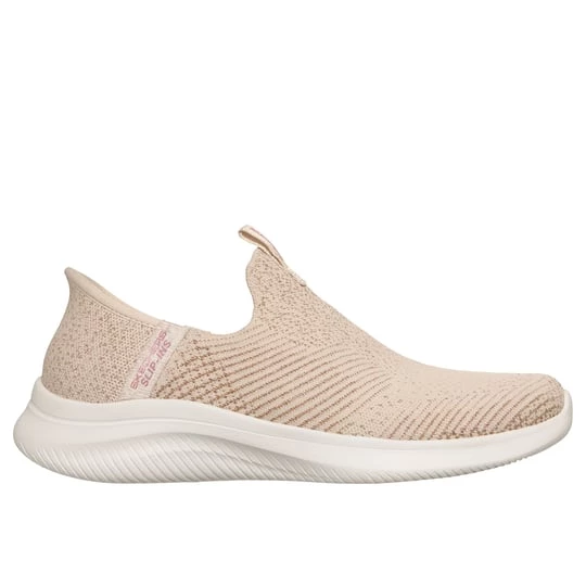 Obrázek produktu Skechers Ženy Slip-ins: Ultra Flex 4.0 - Midnight Sparkle Shoes v Prírodní/Zlatý, Vegan, Pratelné v pračce