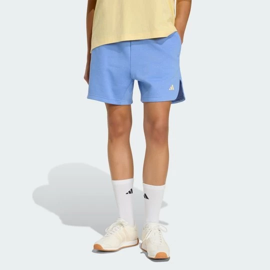 Obrázek produktu Šortky 3 Stripes Studio Fleece Loose Adidas Blue Fusion