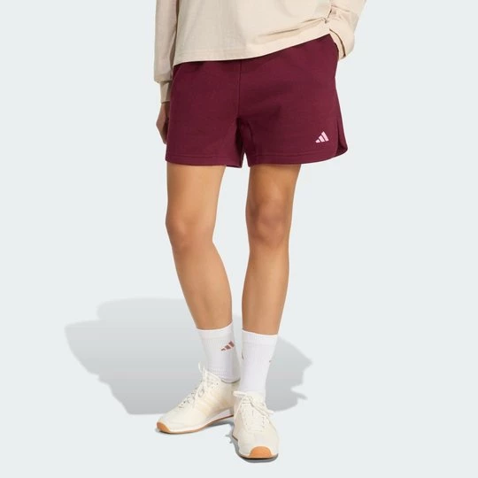 Obrázek produktu Šortky 3 Stripes Studio Fleece Loose Adidas vínová