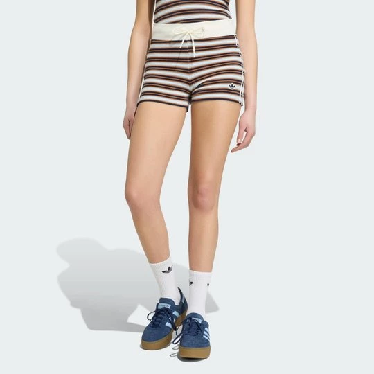 Obrázek produktu ŠORTKY ADIDAS ORIGINALS SUMMER GLOW STRIPED BOOTY Crystal Sky