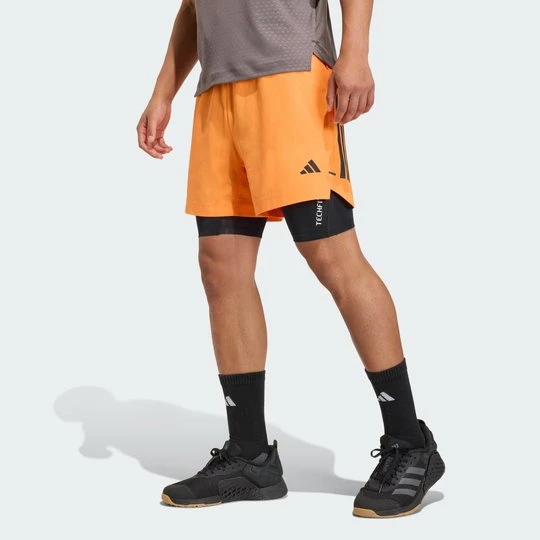 Obrázek produktu ŠORTKY D4T PrimeLift 3 STRIPES Adidas Pure Orange