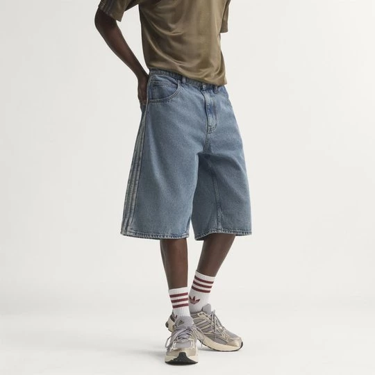 Obrázek produktu ŠORTKY FIREBIRD ADICOLOR DENIM JORTS MID-RISE STRAIGHT Adidas Worn Blue Denim