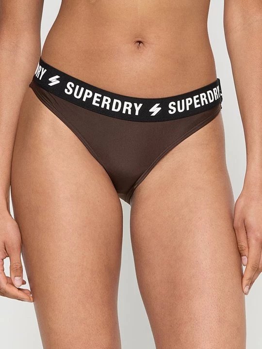 Obrázek produktu Spodní díl bikin Superdry tmavě hnědá