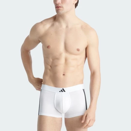 Obrázek produktu Spodní prádlo Active Flex Cotton 3-Stripes Low Rise Trunk - 2 kusy Adidas