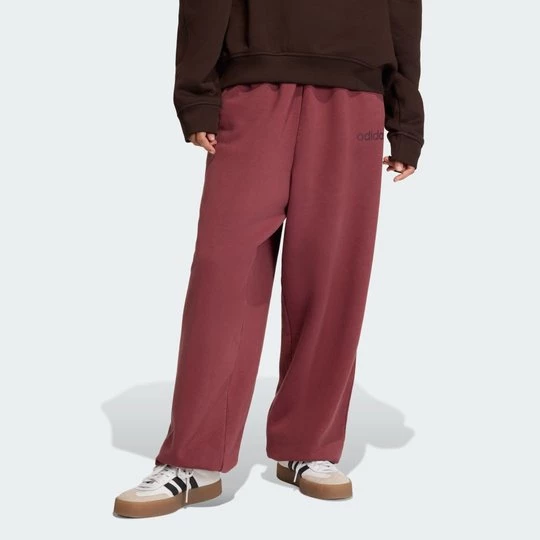 Obrázek produktu SPORTOVNÍ KALHOTY ESSENTIALS LINEAR BYFR (JAPAN JOGGER+) WASHED Adidas vínová