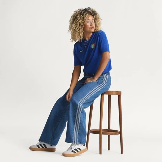 Obrázek produktu SPORTOVNÍ KALHOTY FIREBIRD DENIM Adidas Blue Denim