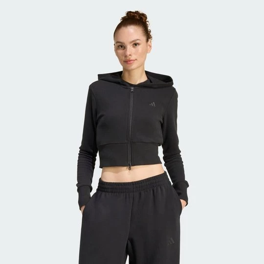 Obrázek produktu Sportovní top Seasonal Essentials French Terry Full-Zip Adidas
