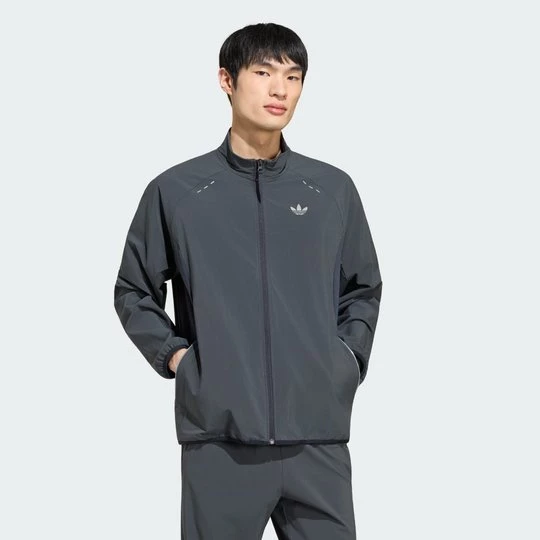 Obrázek produktu Sportovní top TECH TREFOIL ESSENTIALS FZ HOOD Adidas Night Grey