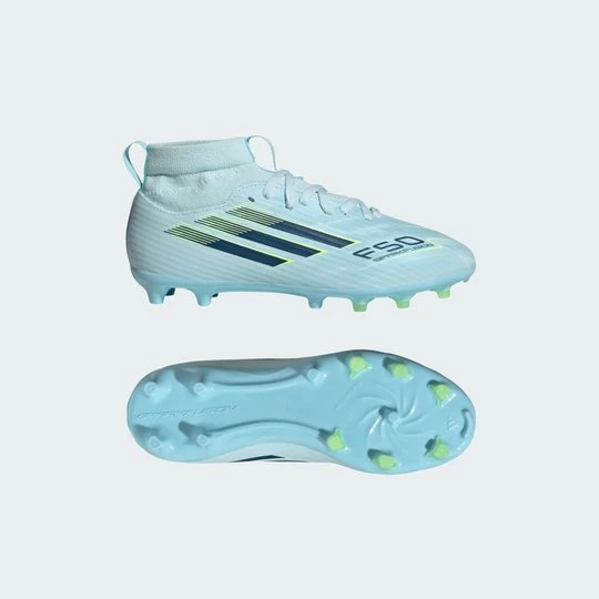 Obrázek produktu Středně vysoké dětské kopačky F50 SPARKFUSION LEAGUE na pevný/umělý povrch Adidas modrá