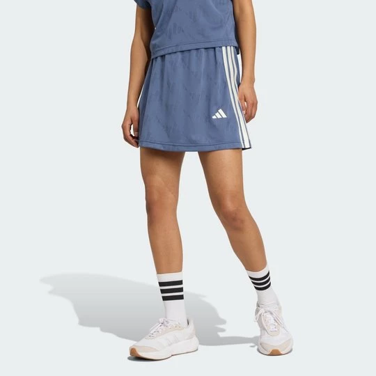 Obrázek produktu Sukně se všitými šortkami Stadium 3-Stripes Tennis Inspired Jacquard Adidas modrá