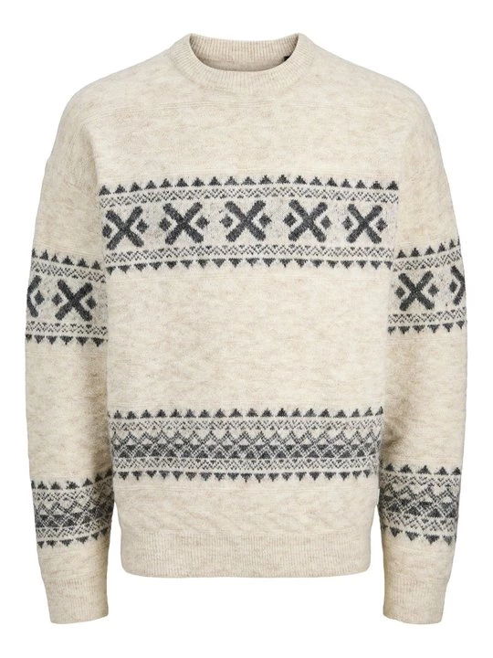 Obrázek produktu Svetr Jack&Jones světle hnědošedá