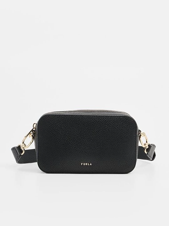 Obrázek produktu Taška s příčným popruhem Furla skvrnitě antracitová