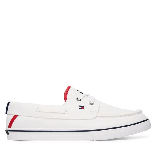 Obrázek produktu Tenisky Tommy Hilfiger Th Boat Vulc Sneaker Canvas FM0FM05877 Bílá