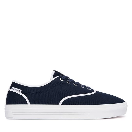 Obrázek produktu Tenisky Tommy Hilfiger Th Vulc Cup Long Lace Canvas FM0FM05874 Tmavomodrá