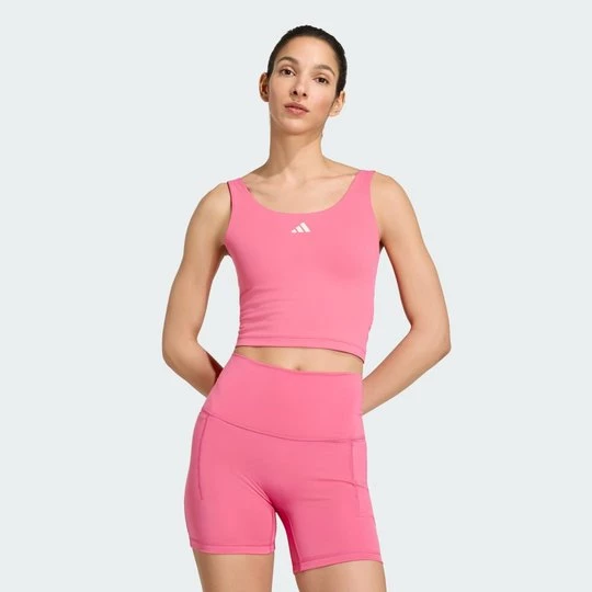 Obrázek produktu Tílko 3 Stripes Studio All Me Light Support Adidas Pink Fusion