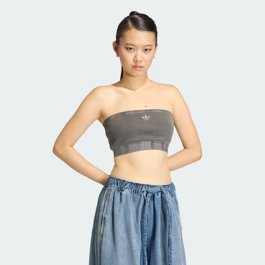 Obrázek produktu TOP ESSENTIALS RIB BANDEAU WASHED Adidas černá