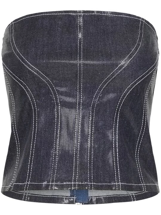 Obrázek produktu Top Gestuz modrý denim