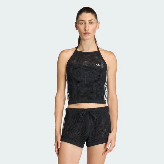 Obrázek produktu TOP KNITTED CROCHET Adidas černá