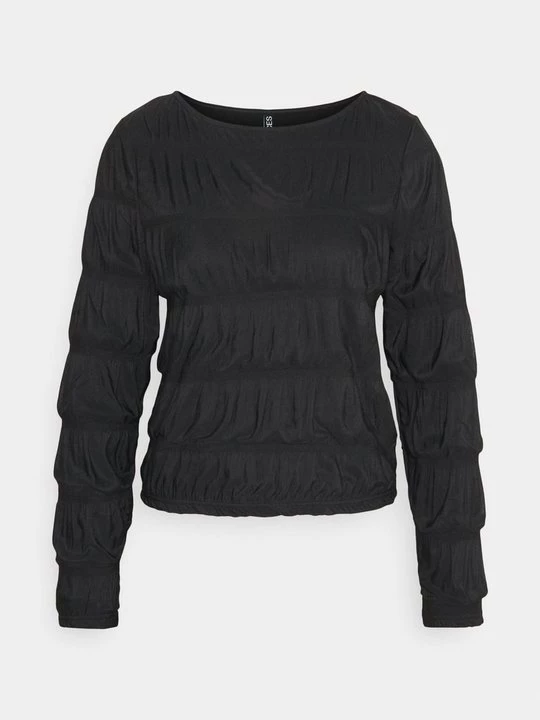 Obrázek produktu Top s dlouhým rukávem Pieces černá
