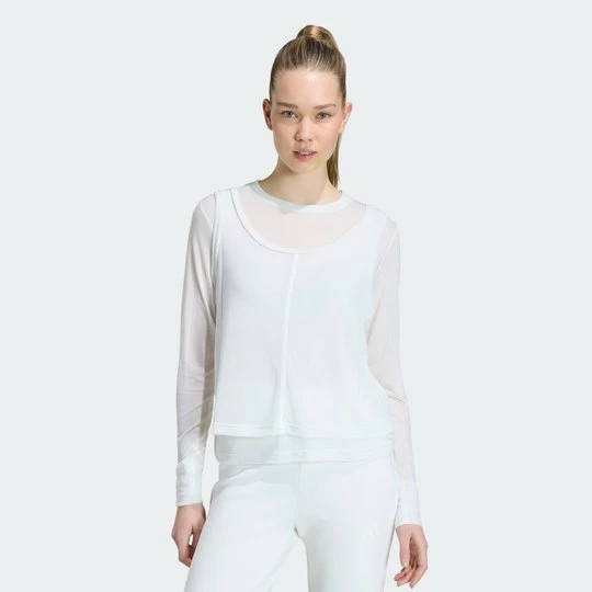 Obrázek produktu TOP S DLOUHÝM RUKÁVEM SOFT LUX SHEER Adidas Off White