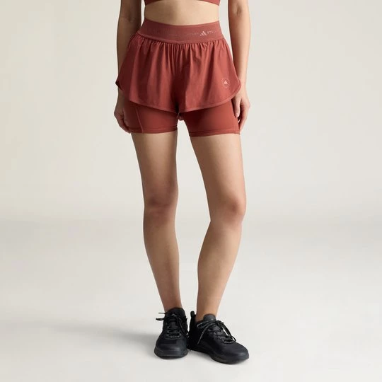 Obrázek produktu Tréninkové šortky adidas by Stella McCartney 2v1 Burnt Sienna
