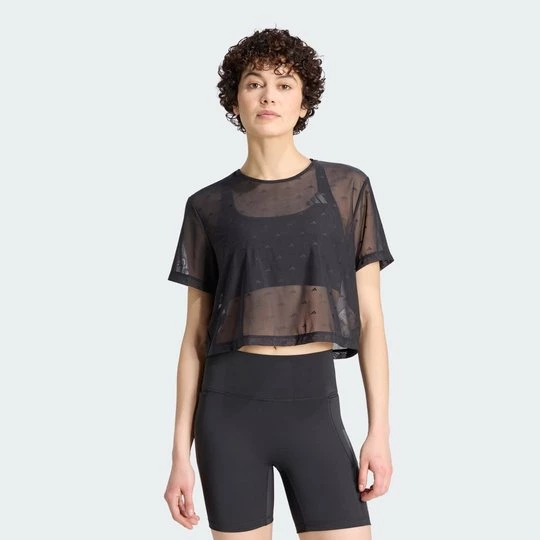 Obrázek produktu Tréninkové tričko PrimeLift Essentials Boxy Mesh Adidas černá