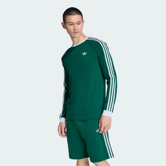Obrázek produktu TRIČKO 3-STRIPES LONGSLEEVE Adidas Collegiate Green