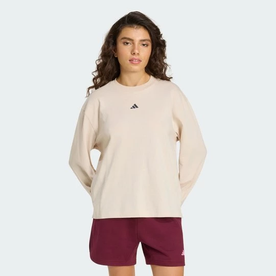 Obrázek produktu TRIČKO 3 STRIPES STUDIO BOYFRIEND LONGSLEEVE Adidas Crystal Linen