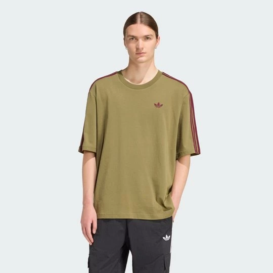 Obrázek produktu TRIČKO ADICOLOR 3-STRIPES OVERSIZED Adidas zelená