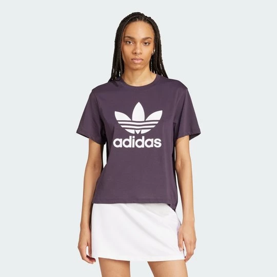 Obrázek produktu Tričko Adicolor Trefoil Boxy Adidas Aurora Black