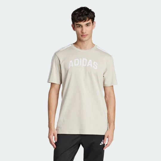 Obrázek produktu Tričko Codes Collegiate Linear Graphic Adidas béžová