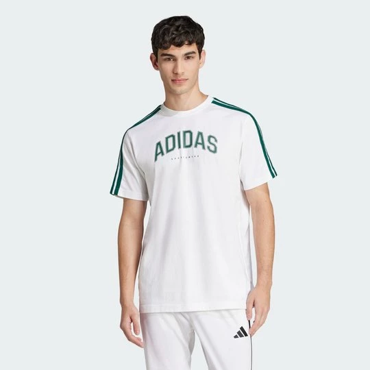 Obrázek produktu Tričko Codes Collegiate Linear Graphic Adidas bílá