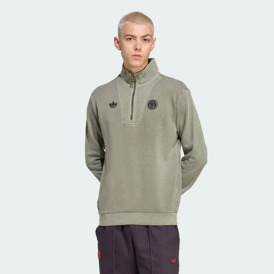 Obrázek produktu Tričko FC Bayern Terrace Icons Half-Zip Adidas