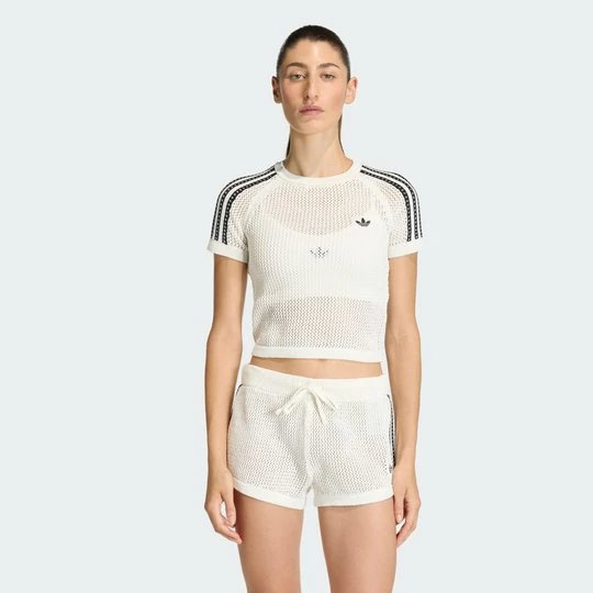 Obrázek produktu TRIČKO KNITTED CROCHET CALI TEE Adidas Off White