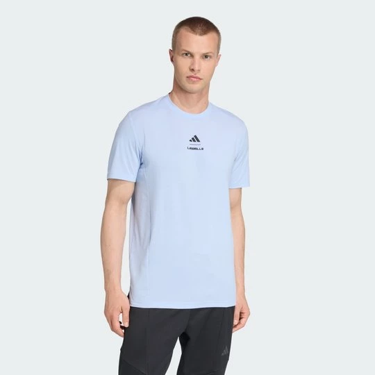 Obrázek produktu Tričko Les Mills Graphic Adidas Glow Blue