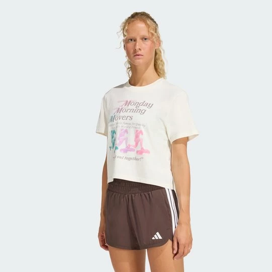 Obrázek produktu TRIČKO LESMILLS MOVERS GRAPHIC Adidas Off White