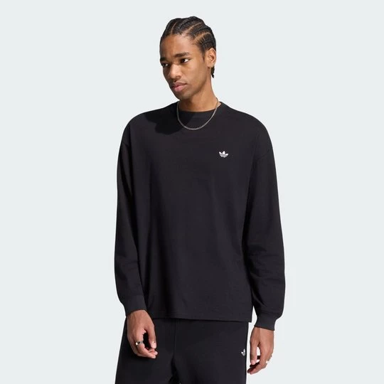 Obrázek produktu TRIČKO S DLOUHÝM RUKÁVEM TREFOIL ESSENTIALS Adidas černá