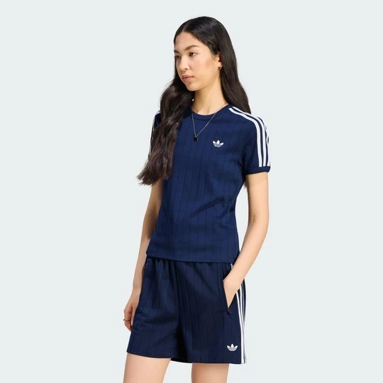 Obrázek produktu TRIČKO S KRÁTKÝM RUKÁVEM PINSTRIPE SLIM Adidas modrá