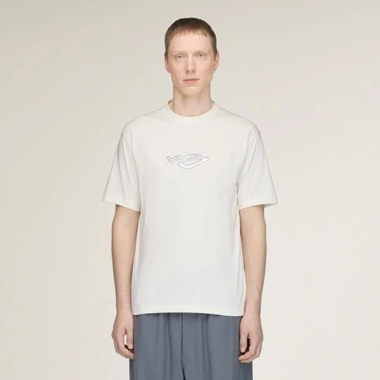 Obrázek produktu TRIČKO S KRÁTKÝM RUKÁVEM Y-3 LIQUID LOGO Adidas Chalk White
