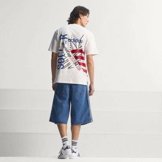 Obrázek produktu Tričko s potiskem Adidas Cloud White