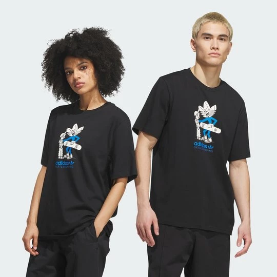 Obrázek produktu TRIČKO SKATEBOARDING PUSH Adidas černá