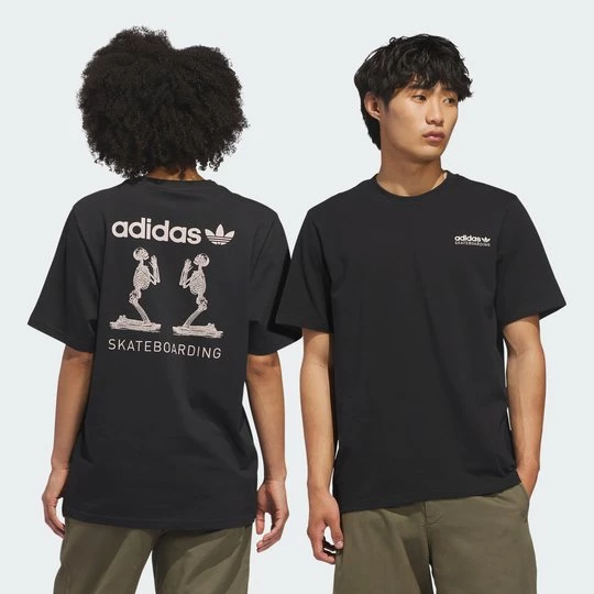 Obrázek produktu TRIČKO SKATEBOARDING SKELETONS Adidas černá