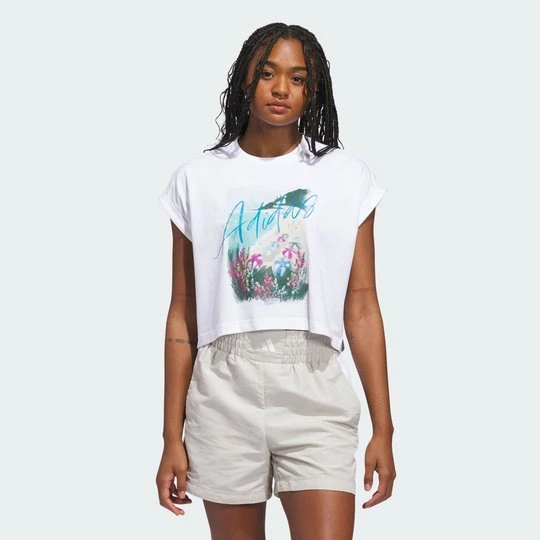 Obrázek produktu TRIČKO SUMMER ROMANCE S GRAFICKÝM POTISKEM Adidas