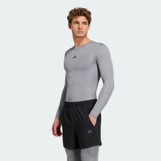Obrázek produktu Tričko Techfit Compression Training Long Sleeve Adidas šedá