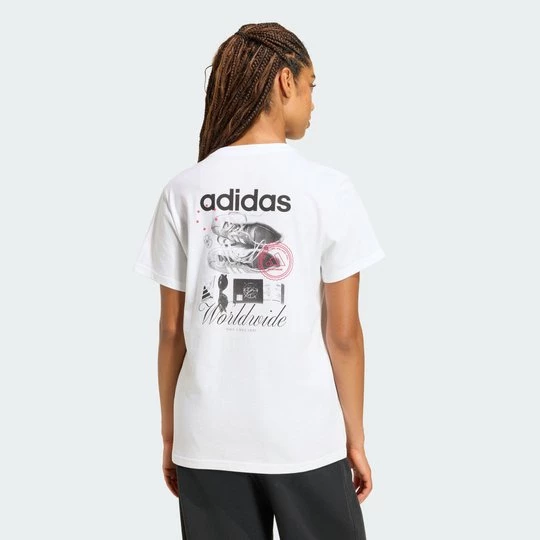 Obrázek produktu TRIČKO TRAVEL LOOSE GRAPHIC Adidas bílá