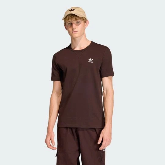 Obrázek produktu Tričko Trefoil Essentials Waffle Adidas Aurora Coffee