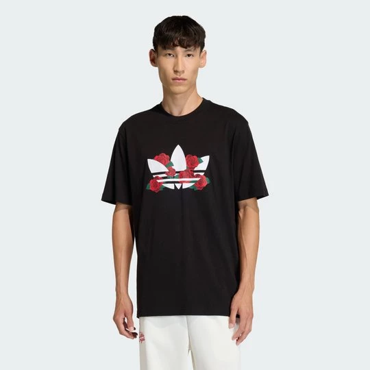 Obrázek produktu Tričko Trefoil Series Roses Adidas černá